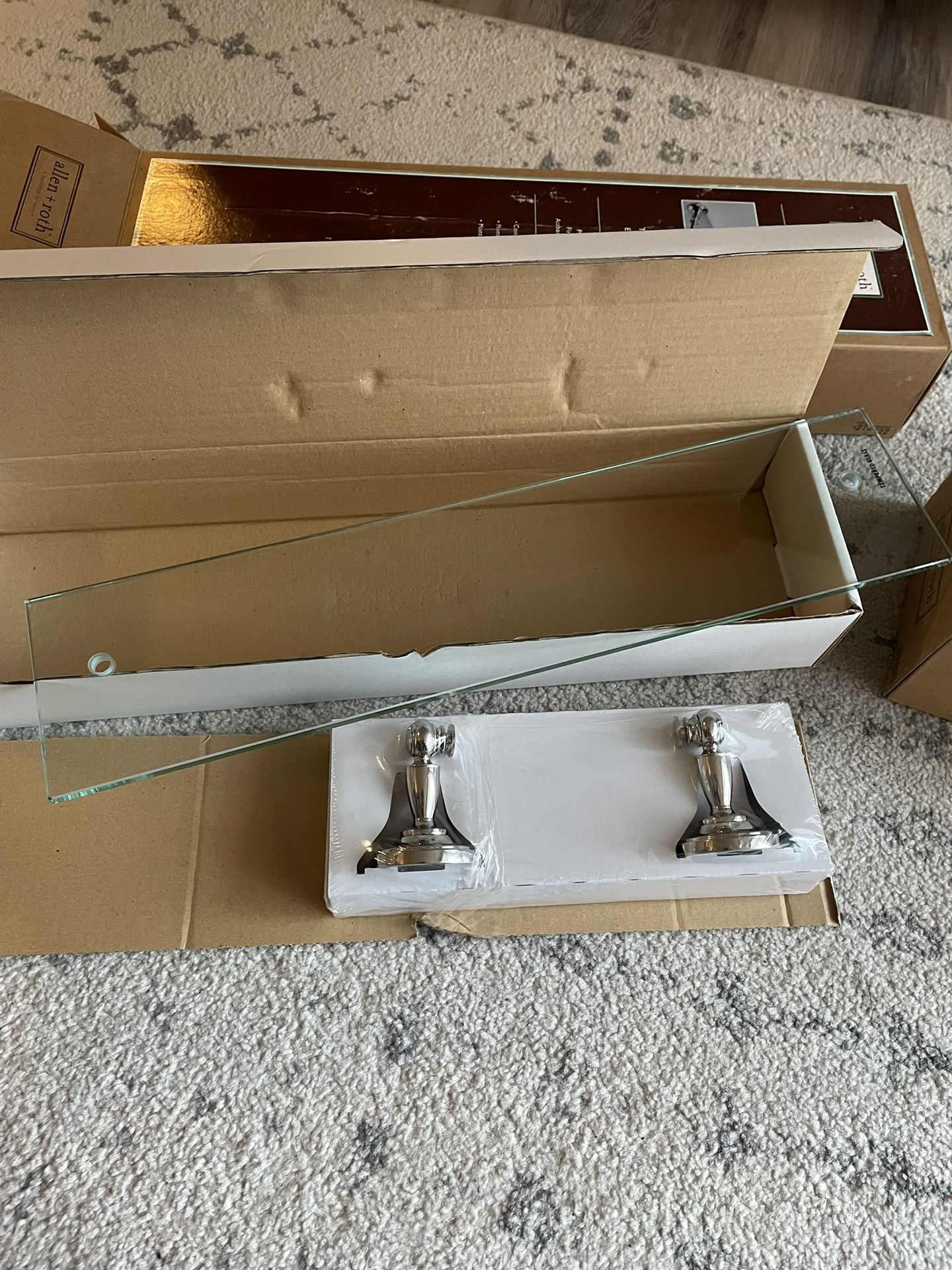 Allen Roth Glass Shelf 