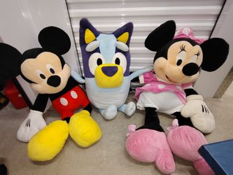 Toddler Size Mickey, Minnie And Bluey