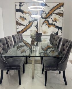 Glass Dining table