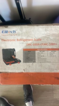 Electronic refrigerant scale