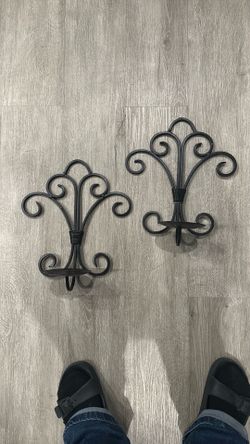 Wall candle holders