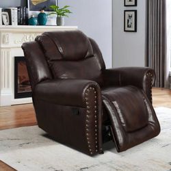 Espresso Semi PU And PVC Unit Sofa Living Room Sofa