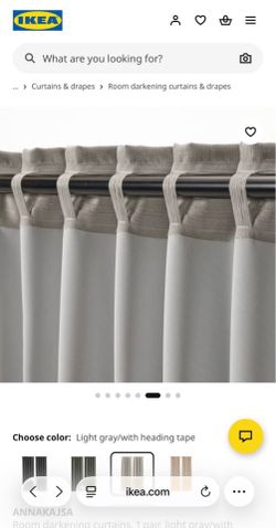 Ikea Black-out curtains