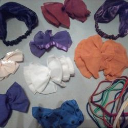 Bundle Of Hair Bows And Headbands