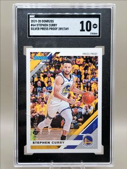 2019 Donruss Stephen Curry Press Proof /349 SGC 10