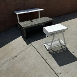 Free Standing Desk, Coffee, Table, And Nightstand