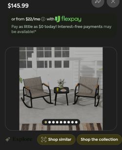 Patio set