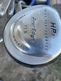 Your edge Clubs With Strata Golf Bag Left Hand