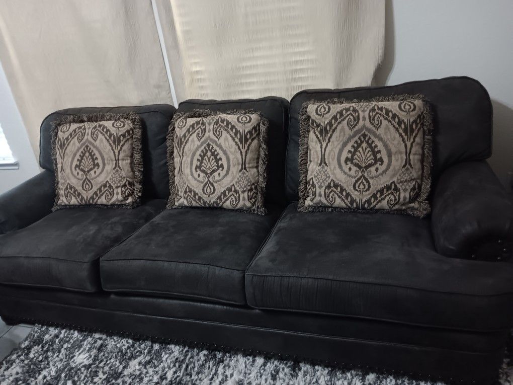 Suede Full Set Furniture