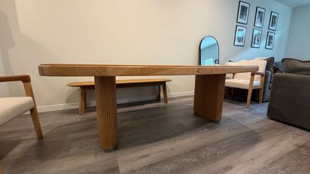 Solid Oak Table Set