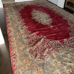 Persian Rug Kerman Handmade 11’x 19’