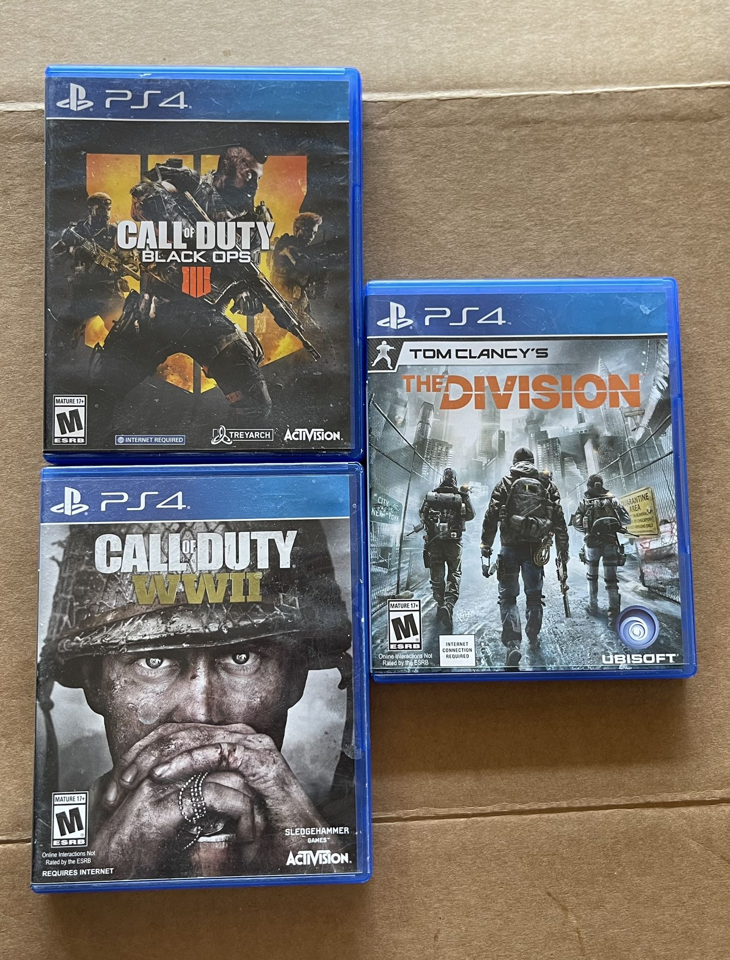 PS4 Games $10 Each