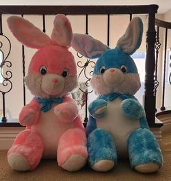 2 Large Stuffed Bunny’s