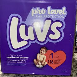Luvs 116 Pack Size 1 Diapers