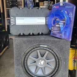 12inch Kicker Comp Vr And Amplifier And Kit 