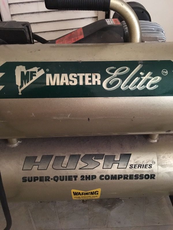 Master Elite hush air compressor