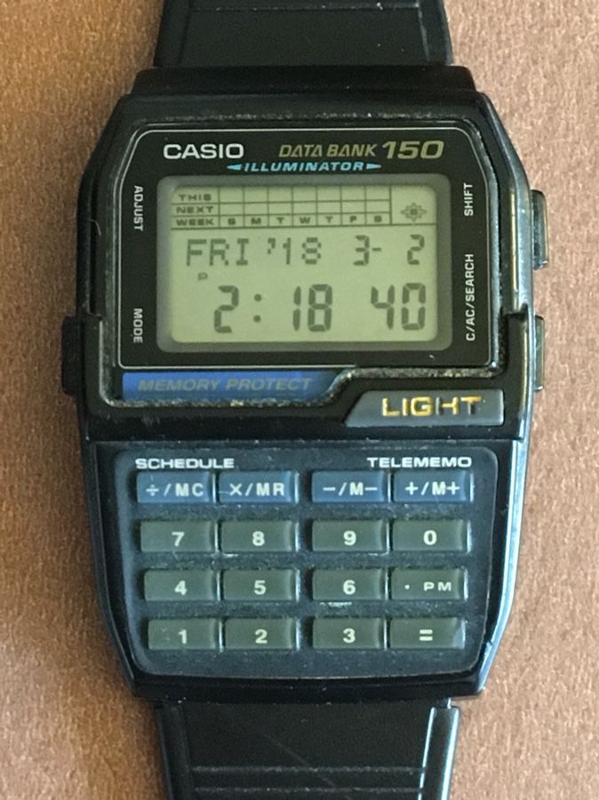 Se insekter Rang repræsentant Casio Databank 150 Watch for Sale in Kent, WA - OfferUp