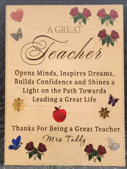 Teacher's Gift - Personalized