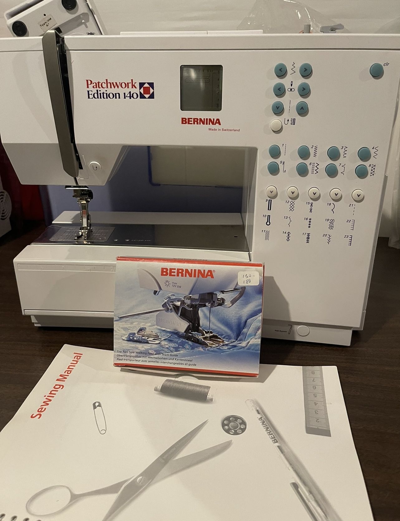 Bernina Patchwork Edition 140 Sewing Machine, Excellent Condition