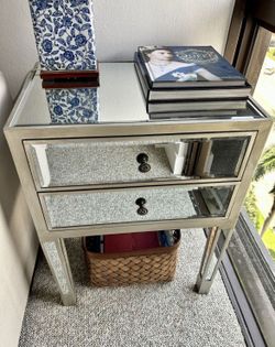 Mirrored Nightstand