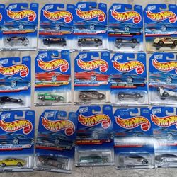 21 Hot Wheels Cars Truck From 1990s Mint In Box