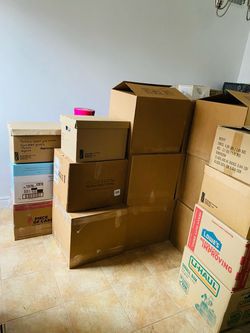 Moving boxes! Like new condition. Carefully used just once. Medium, large, all different sizes. Many. Great bargain. $1 per box.