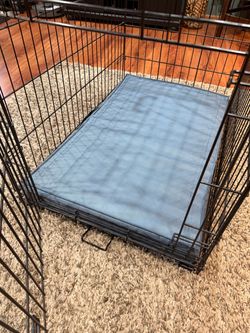 Wire Dog Crate with Mat
