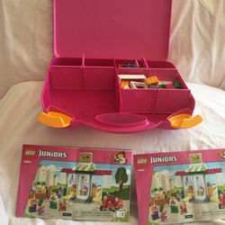 3 Legos Sets Lot With Case Unikitty Rollercoaster, Ice Cream Stand W Scooter, Marine Rescue Tower