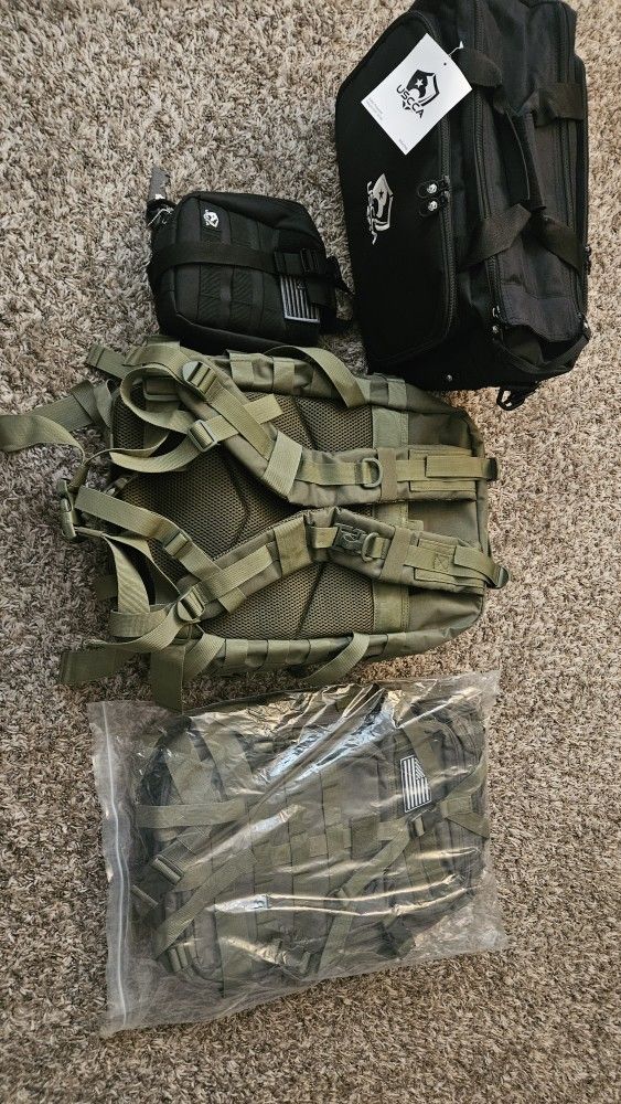 Range / Military Bagpack Bundle $70