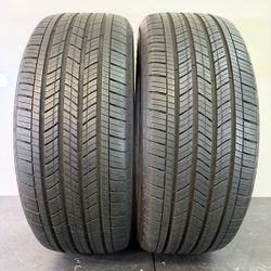 V566  245 50 20 102V  Michelin Primacy LTX  2 Used Tires 85% Life 