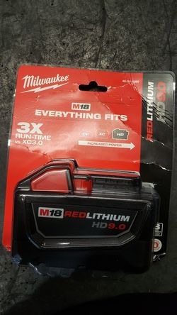 MILWAUKEE M18 BATTERY 9.0
