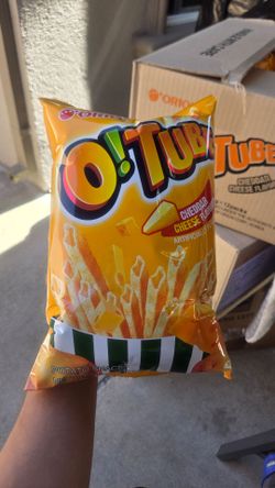 Orion O!Tube Cheddar Cheese Potato Snacks – Brand New