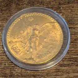 Invest In Gold Now! Centenario Coin With Numismatic Value.