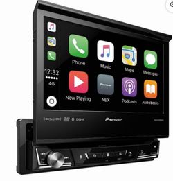 Pioneer Single Din Multimedia DVD Receiver with 7" HiRes touch panel Display