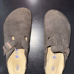 Men’s Boston Birkenstock Clogs brown 