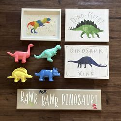 Kids Dinosaur Decor Set