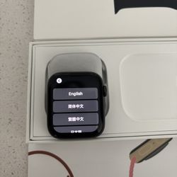 Apple Watch Series 6 44mm Space Gray Aluminum Case with Black Sport Band -...