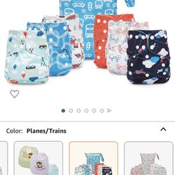 6 Simple Being Cloth Diapers NB