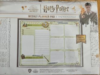 Harry Potter Weekly Planner & Notepad Set