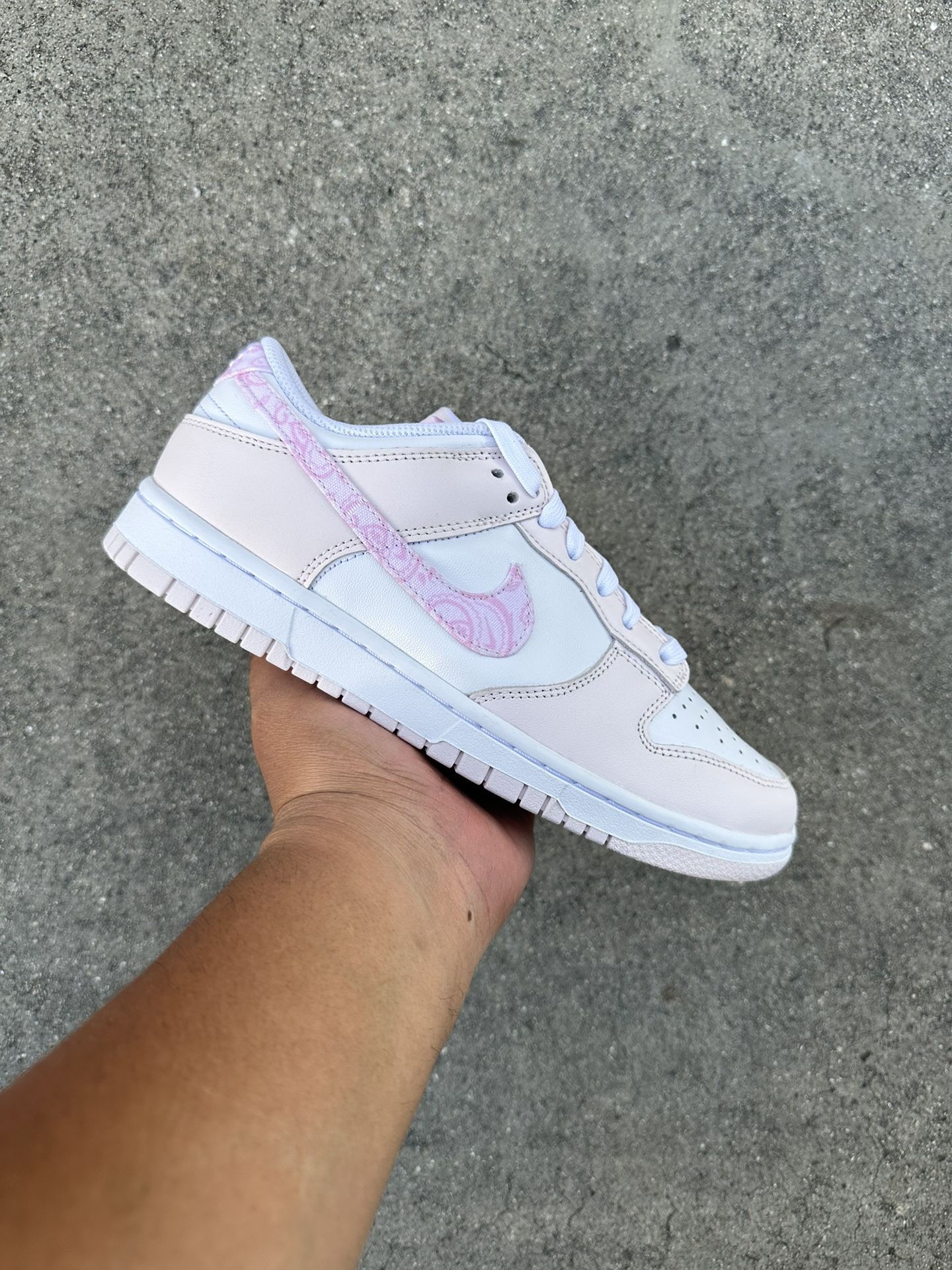 Nike Dunk Low Pink Paisley Women Size 10