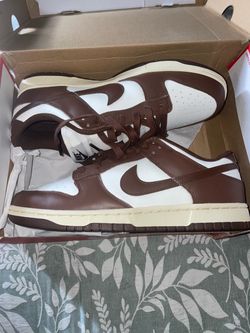 Nike Dunk Low Brown and White Sneakers