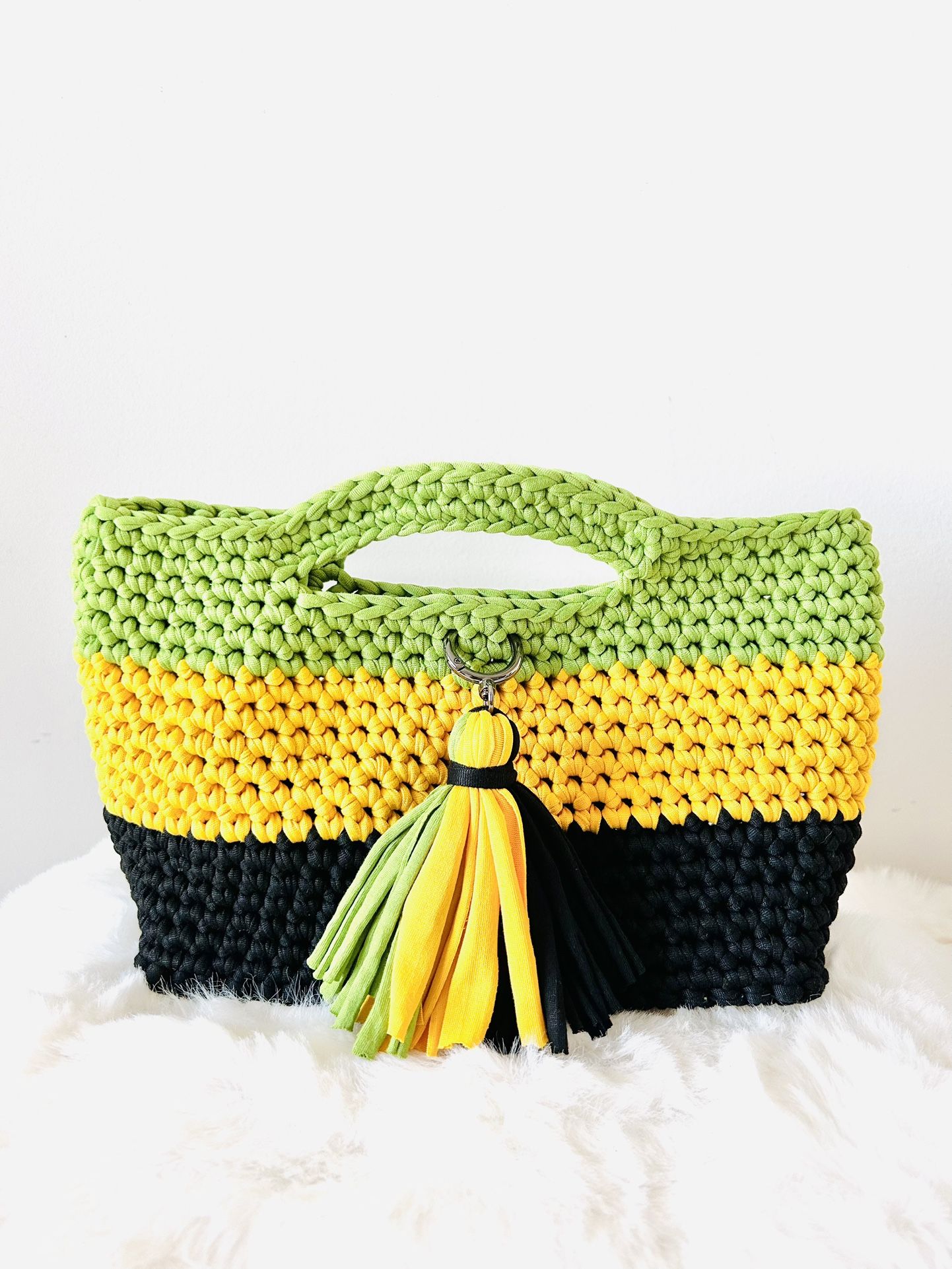 Jamaican-Inspired Colors Tote Bag