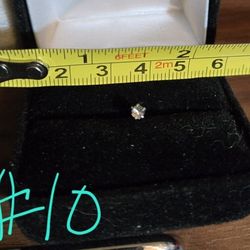 One Single CZ Stud