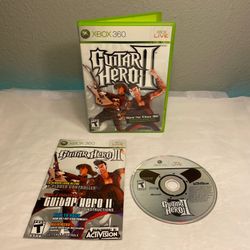 Guitar Hero II 2 (Microsoft Xbox 360, 2007) CIB Tested & Works VideoGame