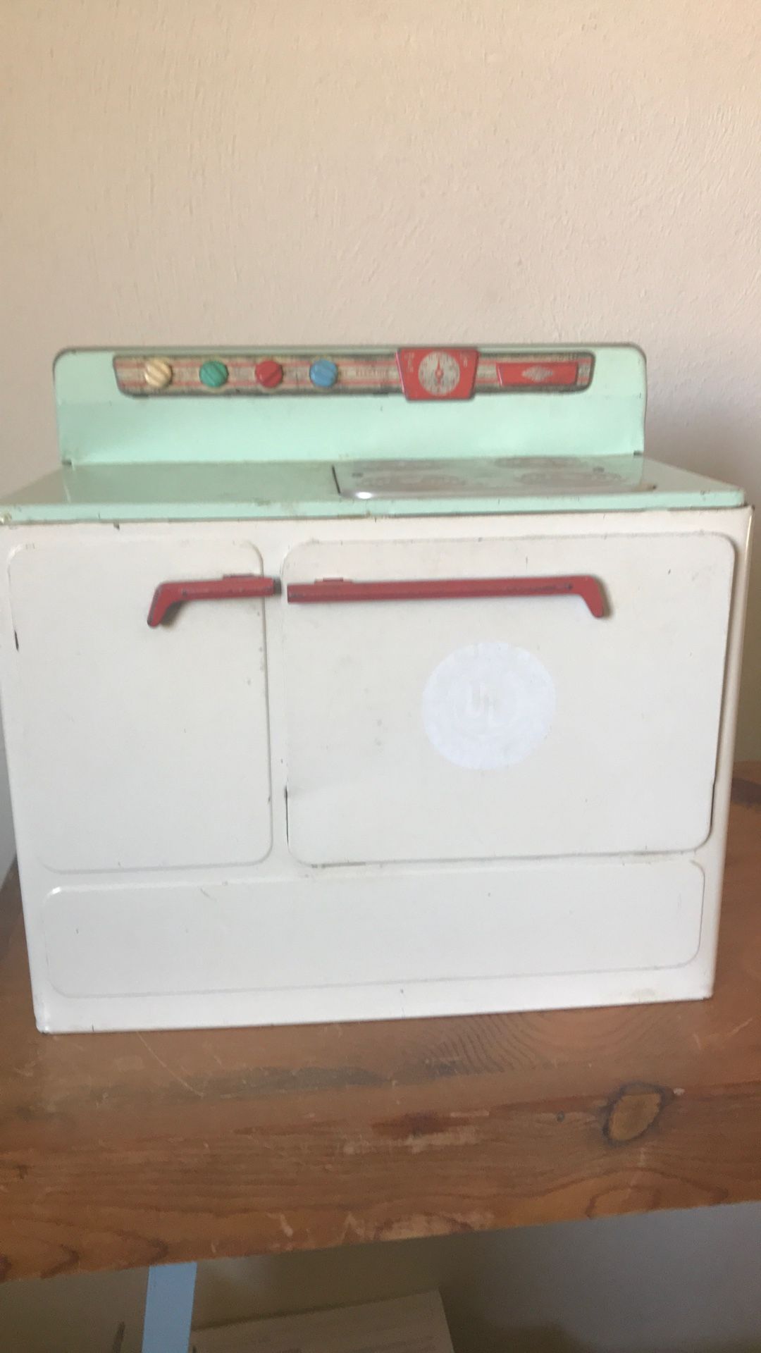 Play Kitchen Stove Metal Vintage 1950’s
