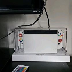 HSTOP Switch Dust Cover with Light Base Compatible with Nintendo Switch/OLED,