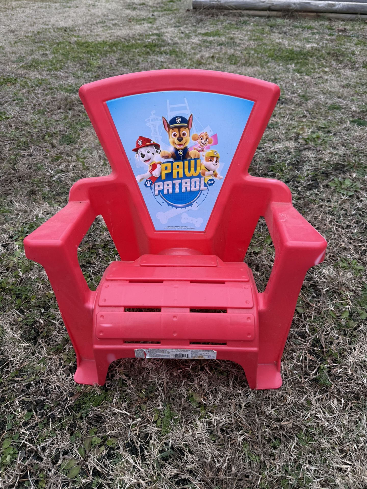 Paw Patrol Chair