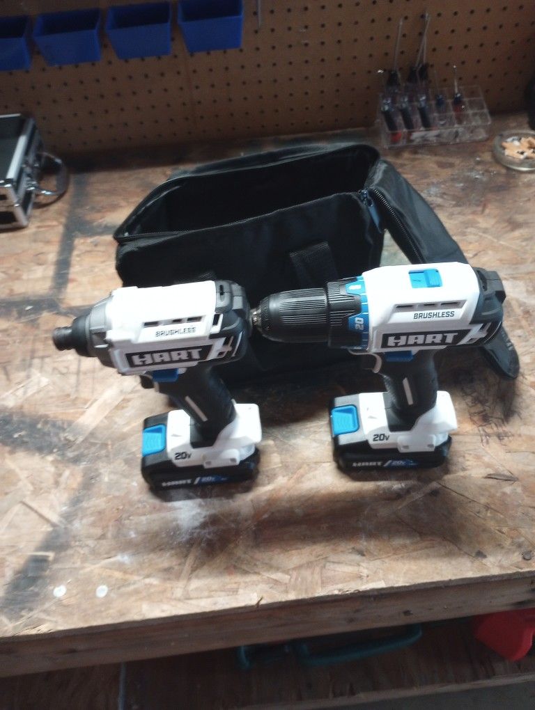 Hart Brushless Impact And Driver