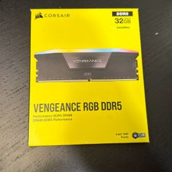 Vengeance RGB DDR5 RAM 32GB (16GB X 2) 64000Mhz