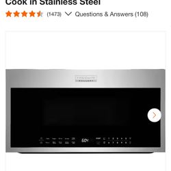 Frigidaire Gallery 30 in. 1.9 cu. ft. Over the Range Microwave with Sensor Cook in Stainless Steel
